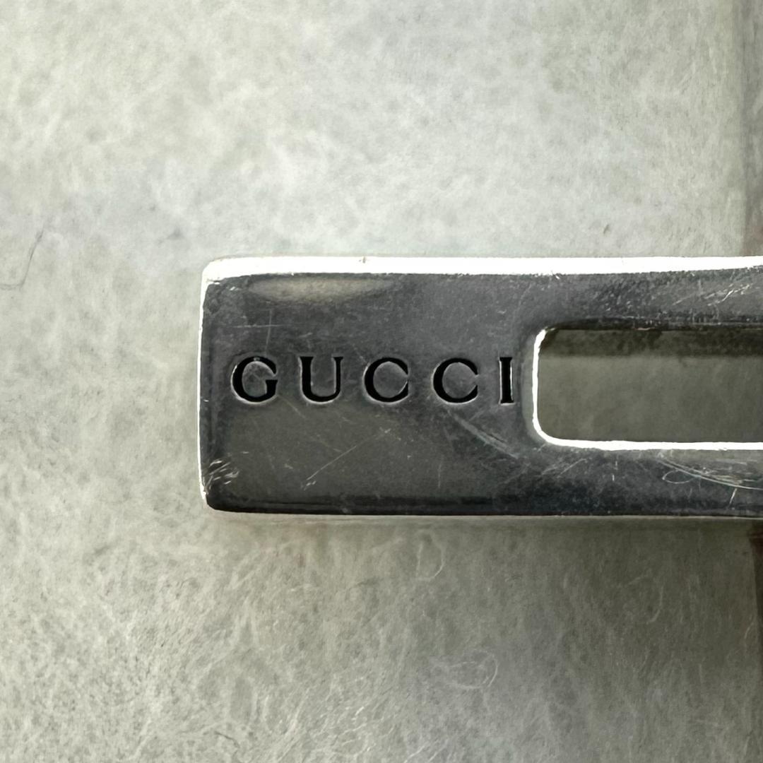 GUCCI グッチ Gクロスモチーフ Gロゴ ネックレストップ チャーム