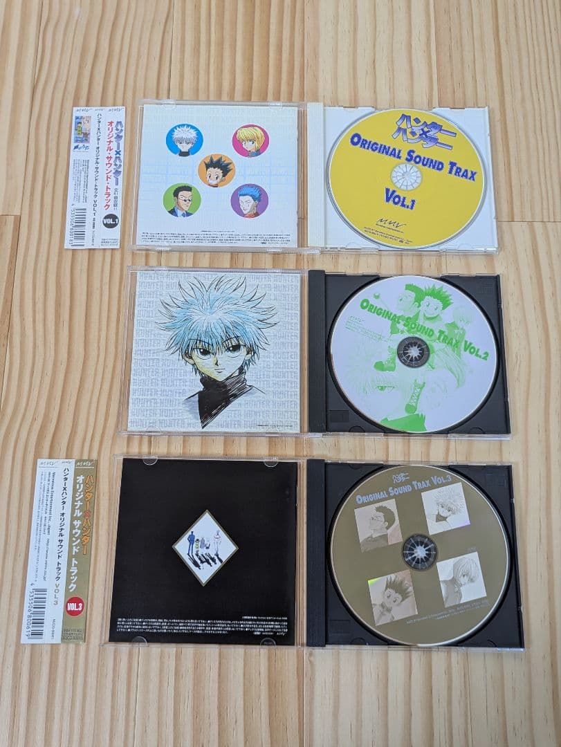 ハンター×ハンター オリジナルサウンドトラックCD Vol.1〜Vol.3