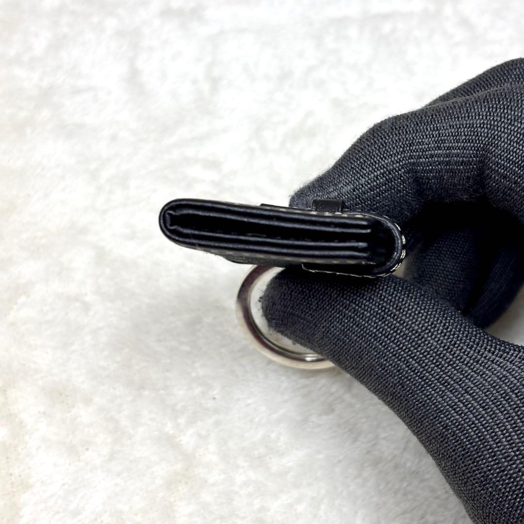 アクセサリー Coach Picture Frame Charm Signature Blak