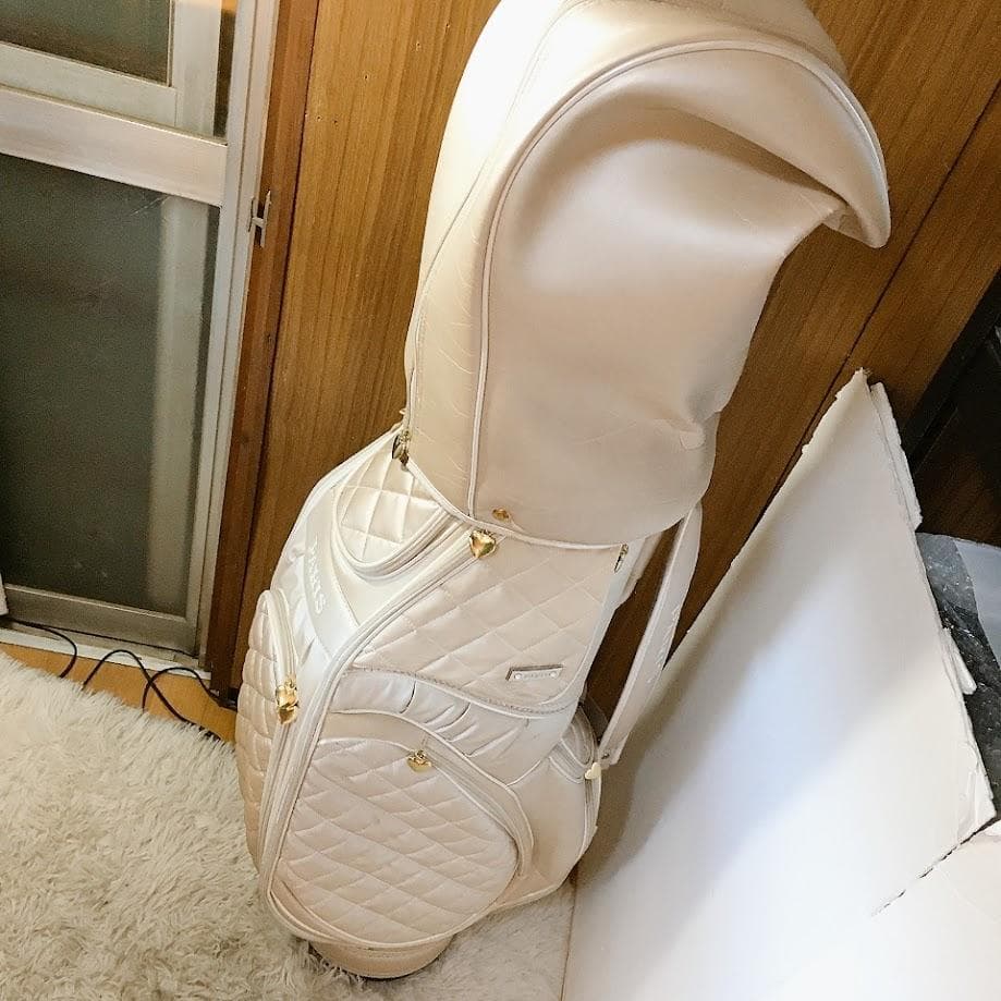 PARIS ゴルフセットレディース パリス キャディーバッグ ホワイト【中古品】