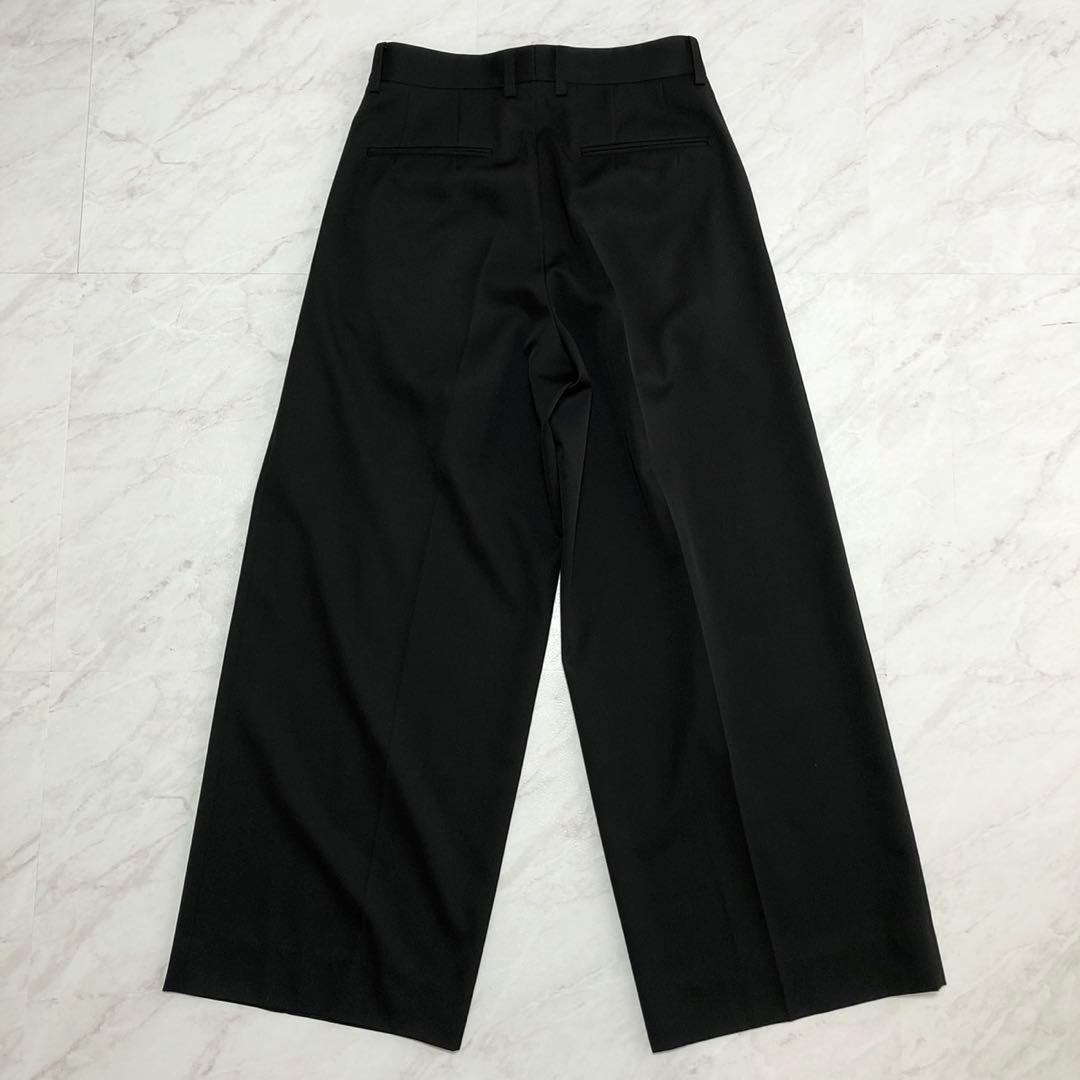 【未使用級】ssstein EXTRA WIDE TROUSERS ブラック M