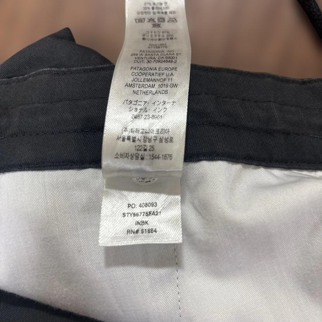 パタゴニア　Patagonia ツイルトラベラーパンツ　ブラック　①