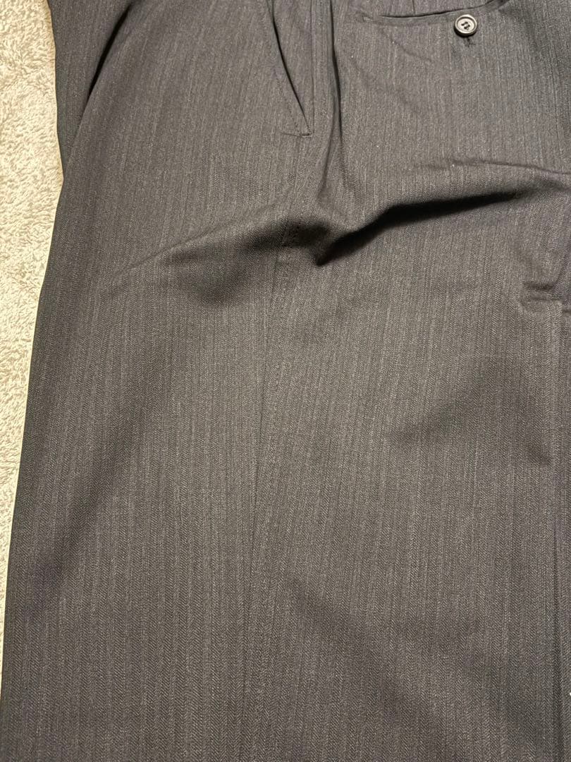 パンツ 01ss prada straight slacks gray (46)