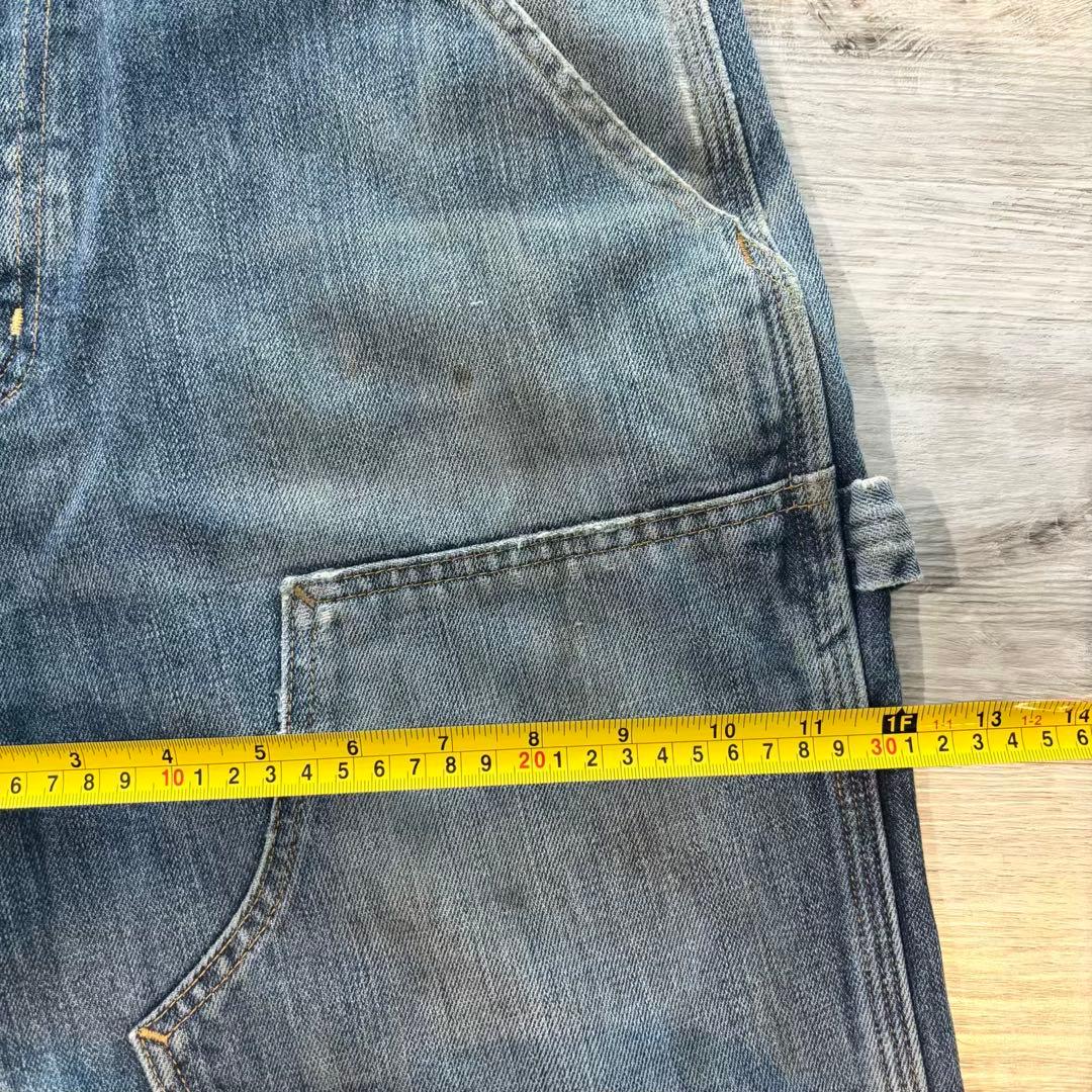 【Carhartt】ダブルニー デニム フェード良好 ゴールデンサイズ#501