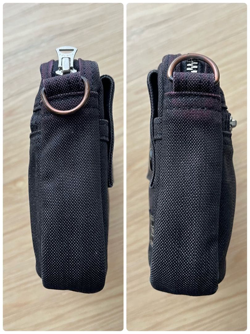 美品 ポーター スモーキー ブラック ハンドバッグ ショルダーバッグ ポーチ