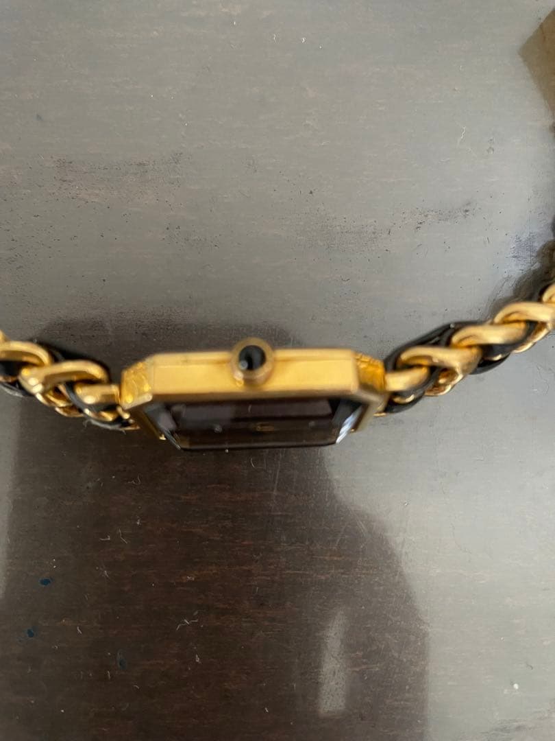 M*i様 CHANEL Montres Watches ゴールド ブラック