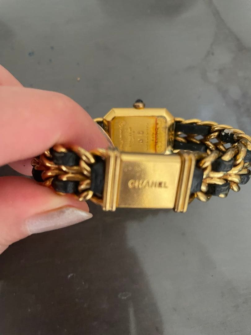 M*i様 CHANEL Montres Watches ゴールド ブラック