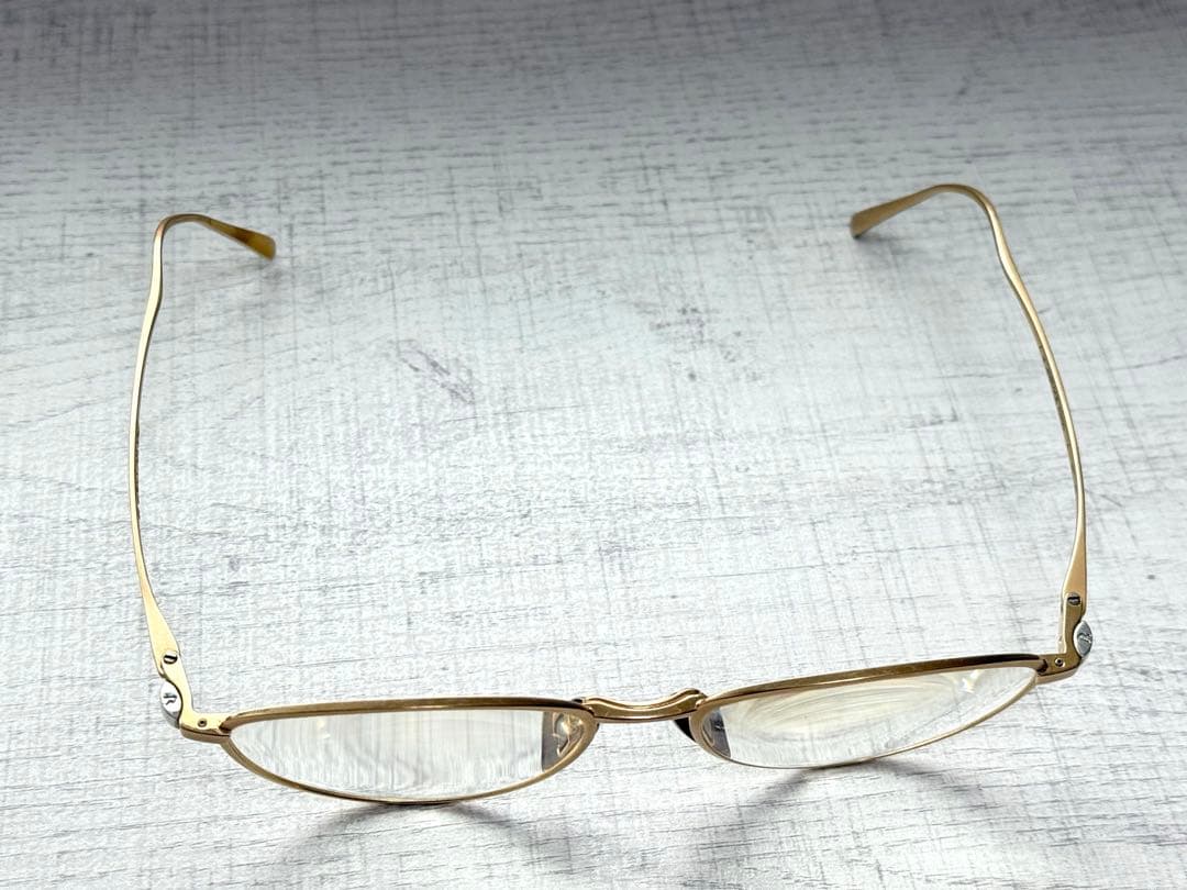 ★ローデンストック R2490 950装飾 メタルフレーム 度入メガネ