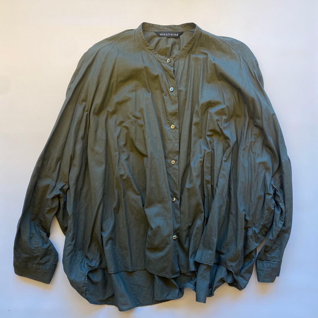 mizuiroind バックギャザーワイドシャツ　2枚set