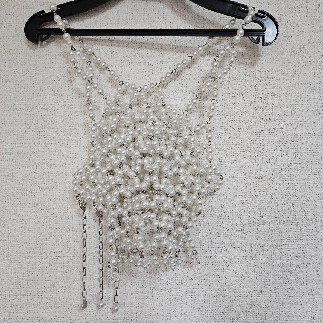 MURRAL パールビスチェ ホワイト