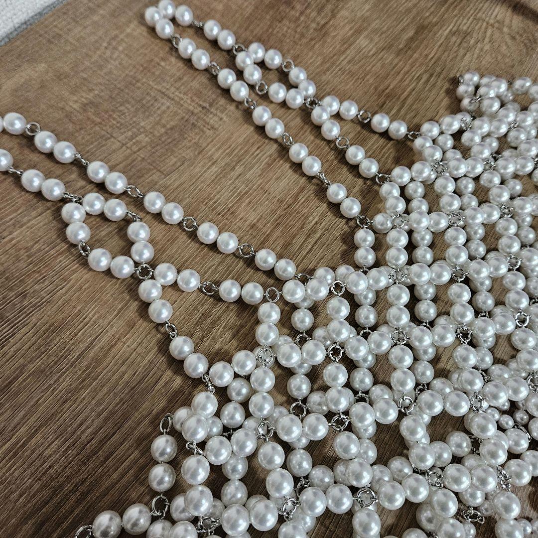 MURRAL パールビスチェ ホワイト