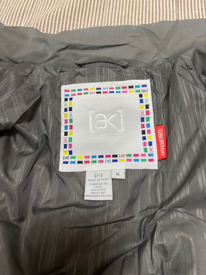 【希少】【美品】バートンak ゴアテックス ジャケットブラック　インナー付き