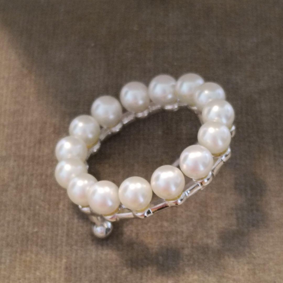 ミキモト ブローチ パール サークル フォーマル 箱なし～