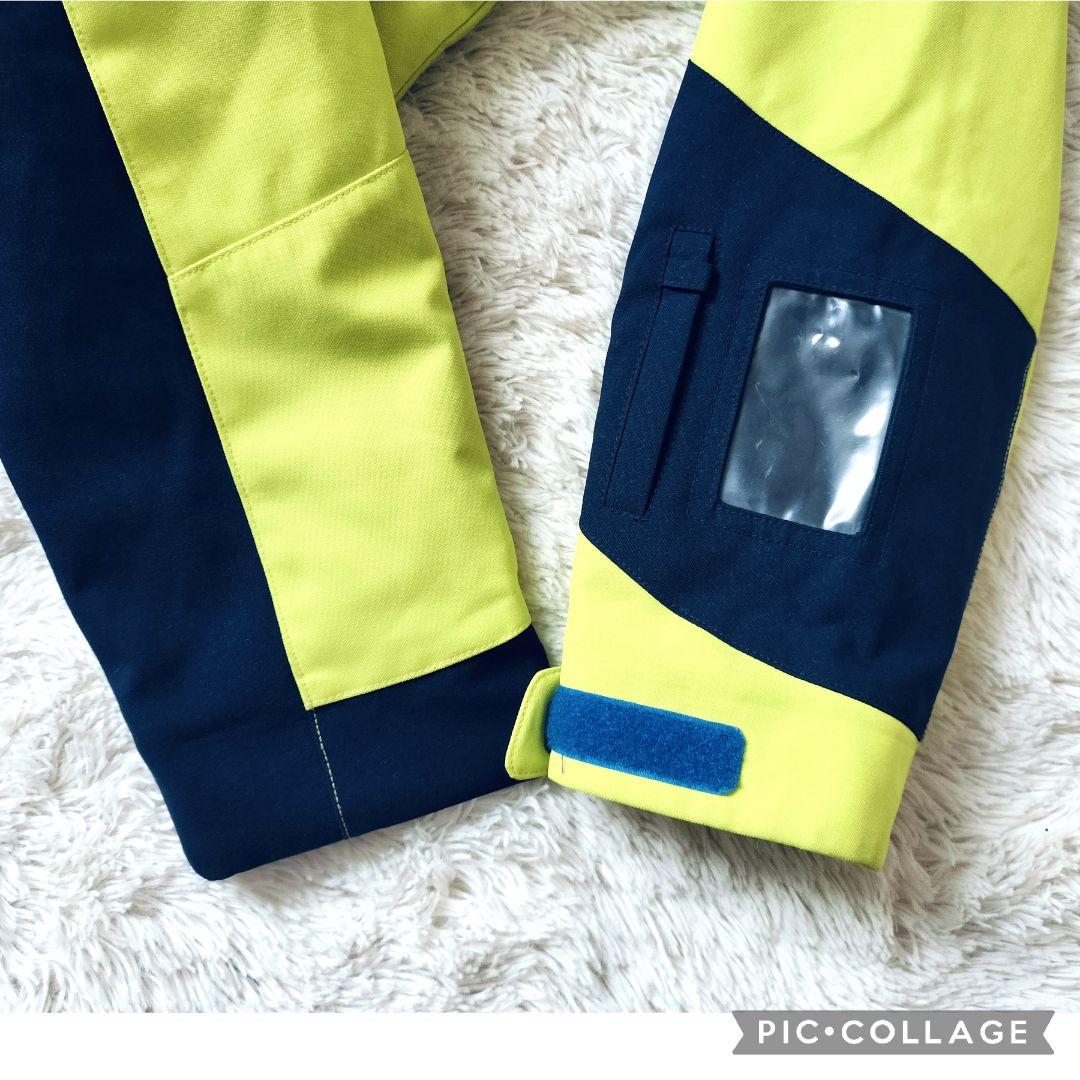 極美品 PHENIX フェニックス スキーウェア 上下 150 黄×紺 ジュニア