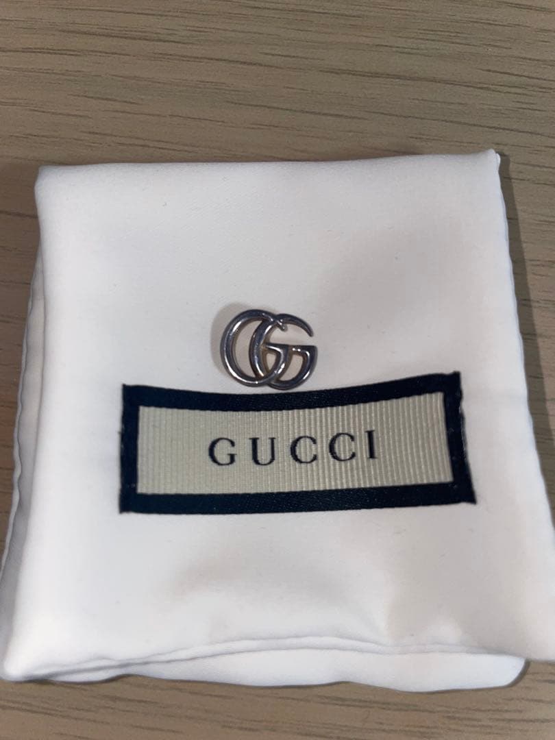 GUCCI フラワー 花 ピアス ブルー