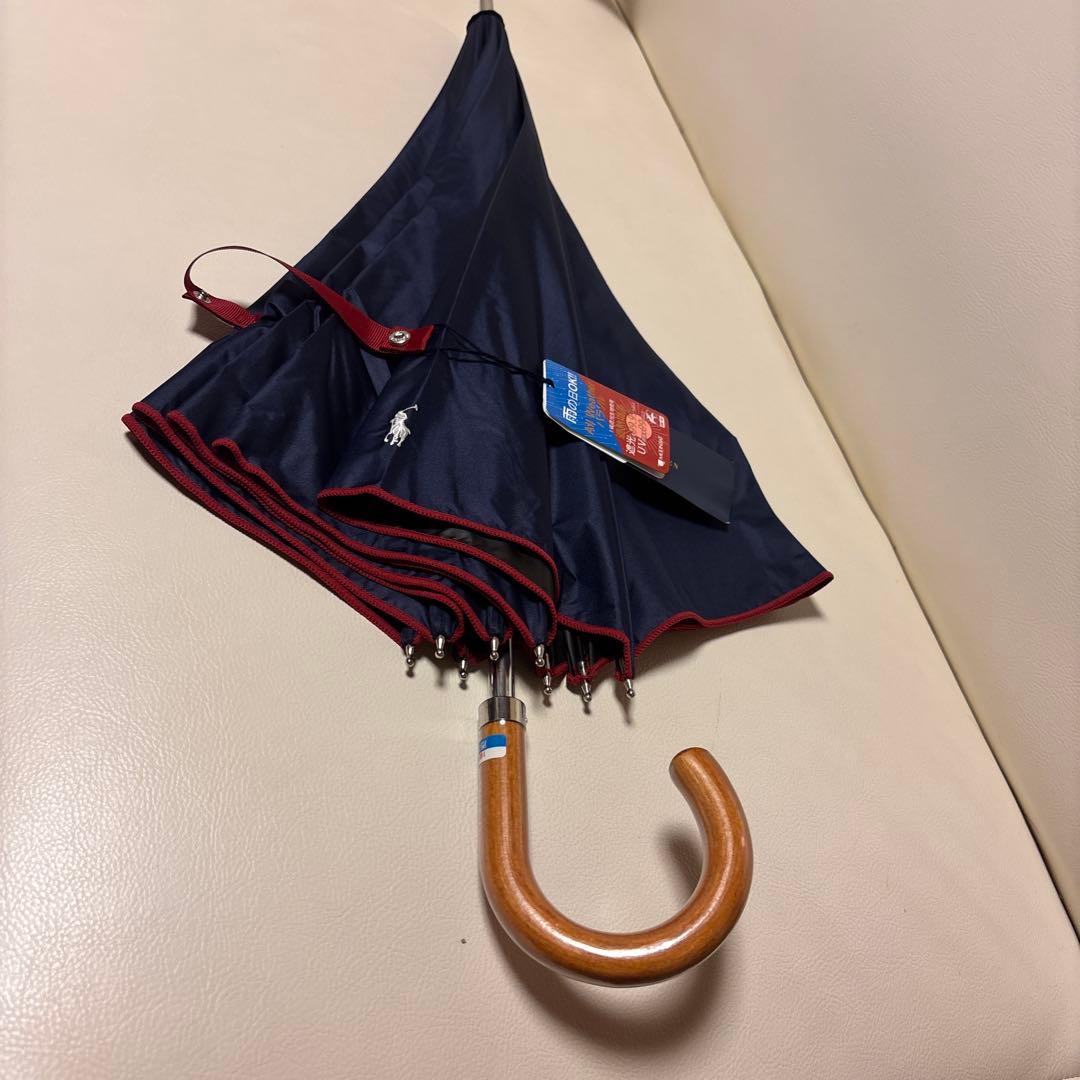 【新品未使用】ポロ　ラルフローレン　　　晴雨兼用日傘 1級遮光生地使用
