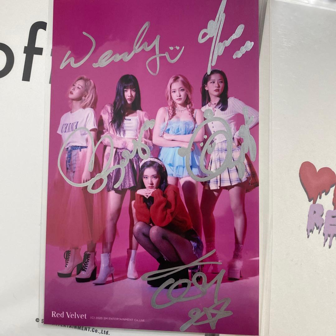 Red Velvet サイン入り写真
