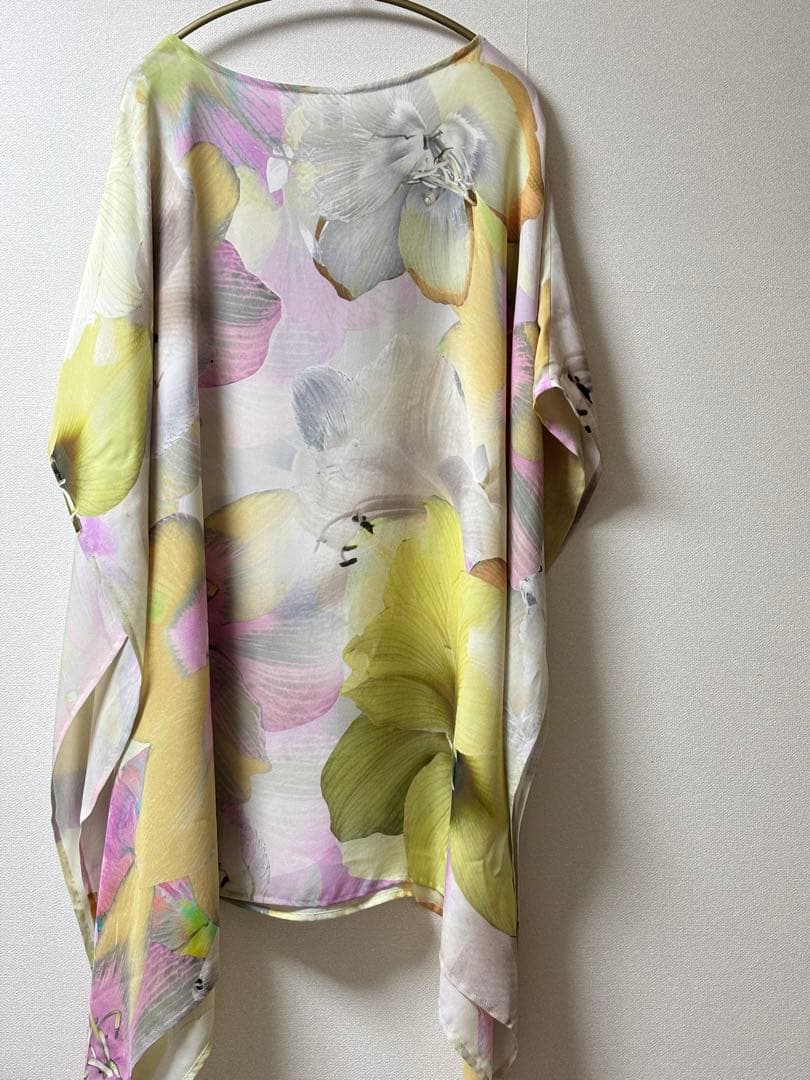 echoのチュニック　日本製シルク100%