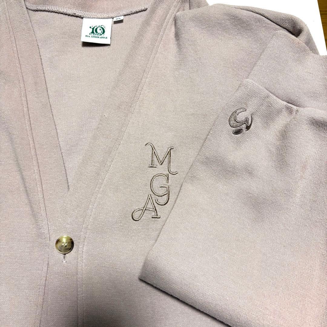 ミセスグリーンアップル 10周年記念グッズ カーディガン グレージュ XL