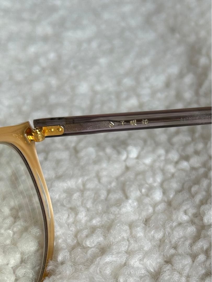 【金子眼鏡】　メガネ　メガネケース　桐箱付き