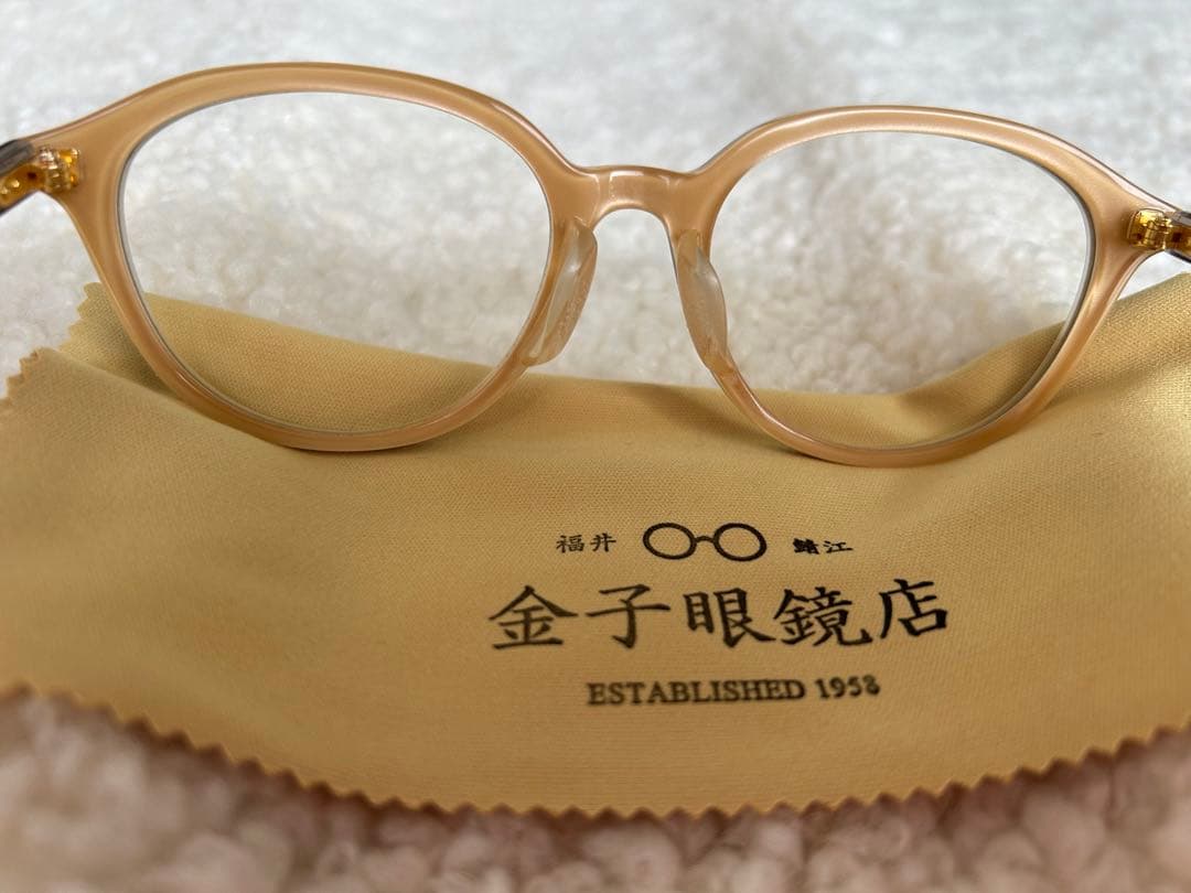 【金子眼鏡】　メガネ　メガネケース　桐箱付き