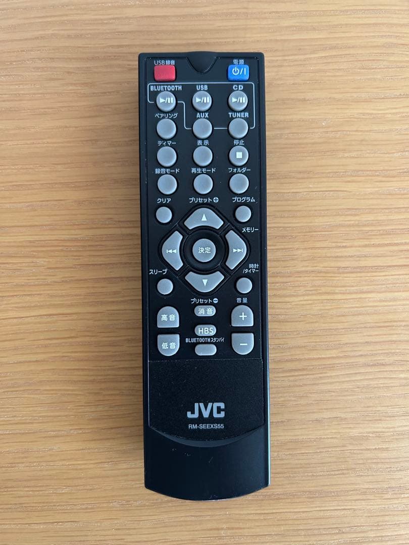 JVC CA-EXS5 ミニコンポ ウッドコーンスピーカー Bluetooth