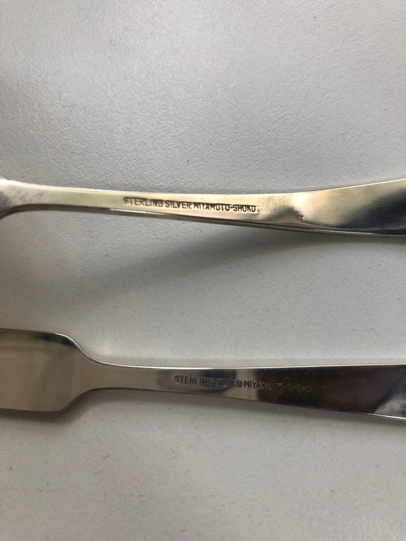 スターリングシルバー・バターナイフ・シュガースプーンセット