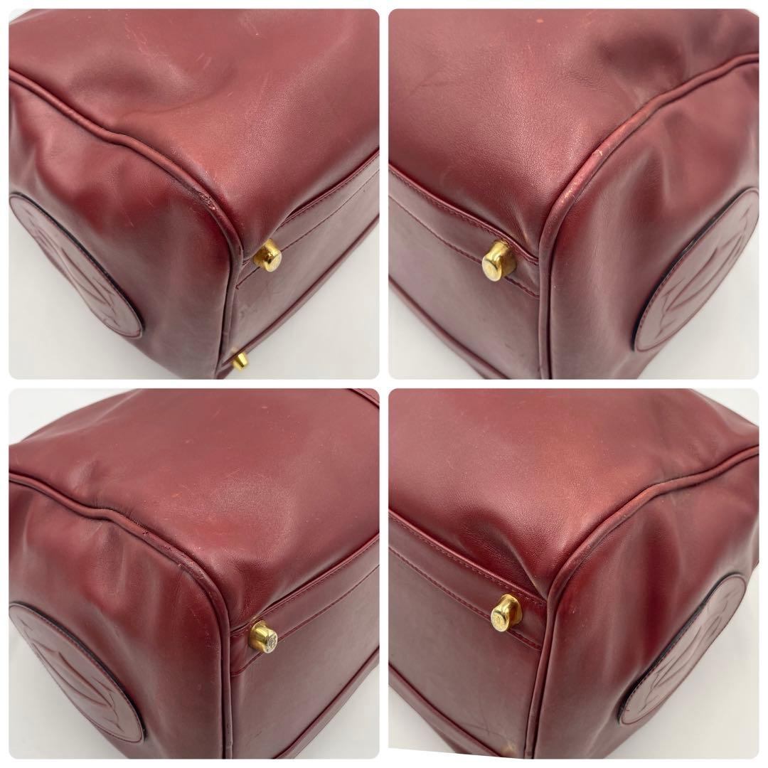 【大容量】Cartier カルティエ マストライン ボストンバッグ ボルドー