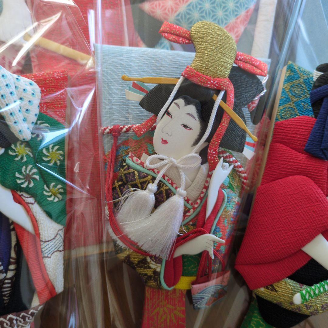 むくたん　ハンドメイド和紙押し絵、ミニ羽子板（8点）