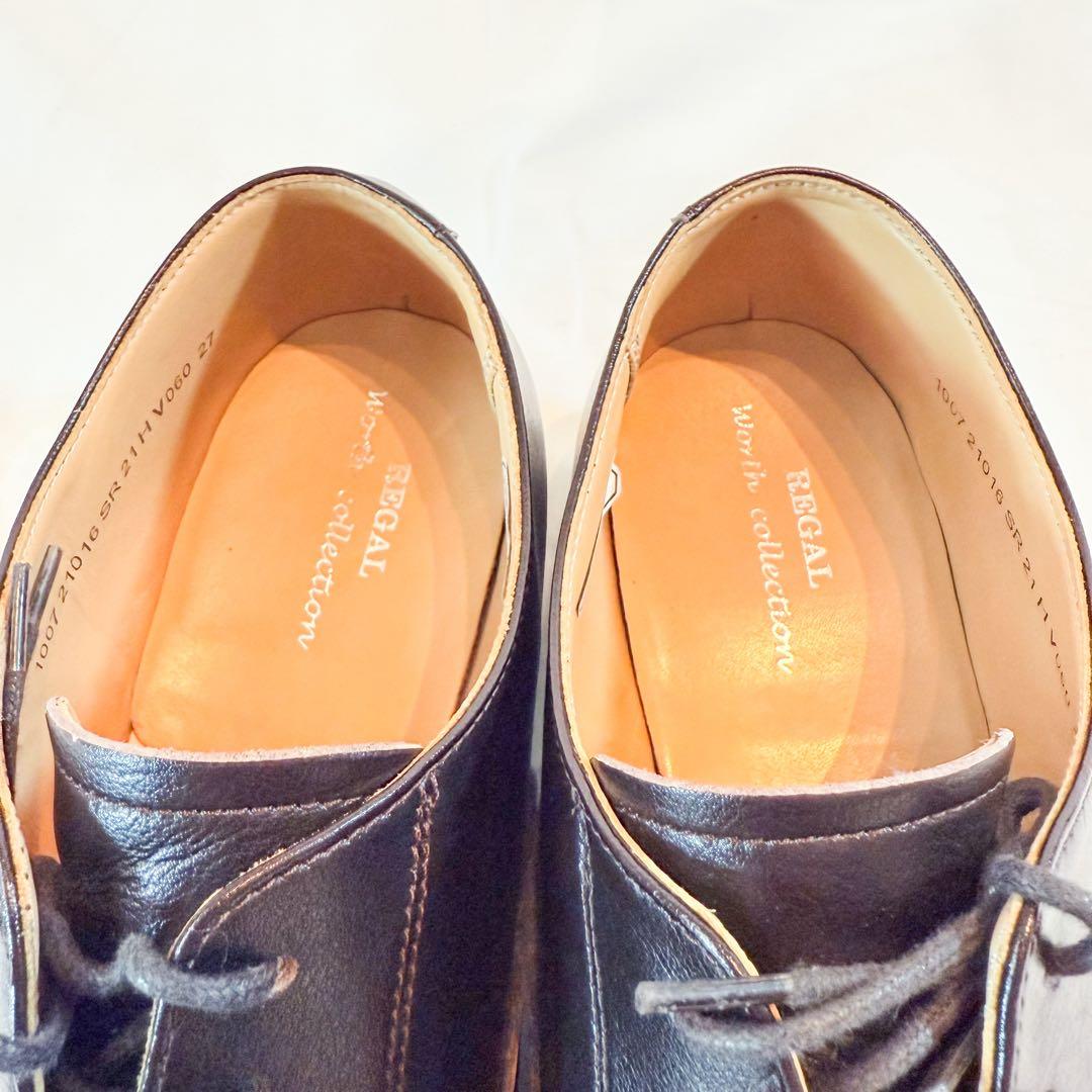 【極美品】REGAL V060 ストレートチップ バーガンディ寄り 27cm