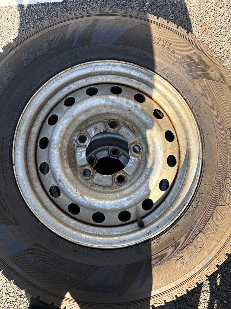 ランクル70 76 純正ホイール スタッドレス 4本