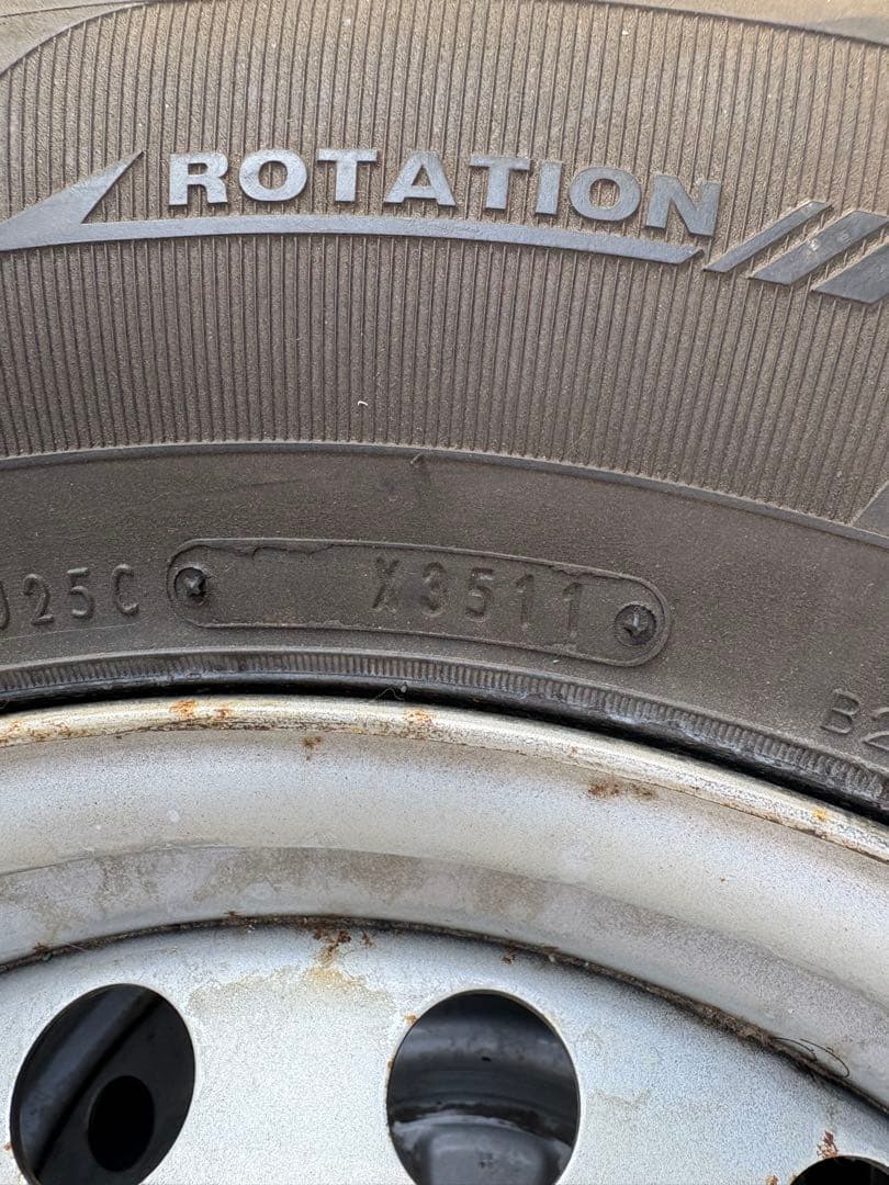 ランクル70 76 純正ホイール スタッドレス 4本