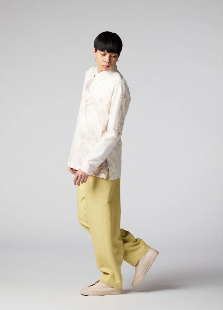 25ss im men cocoon ワイドスラック BLACK