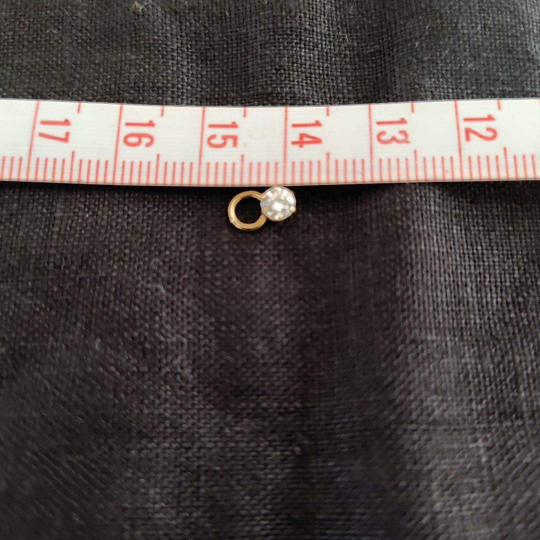 k18　ダイヤモンド　0.182カラット　ピアスチャーム