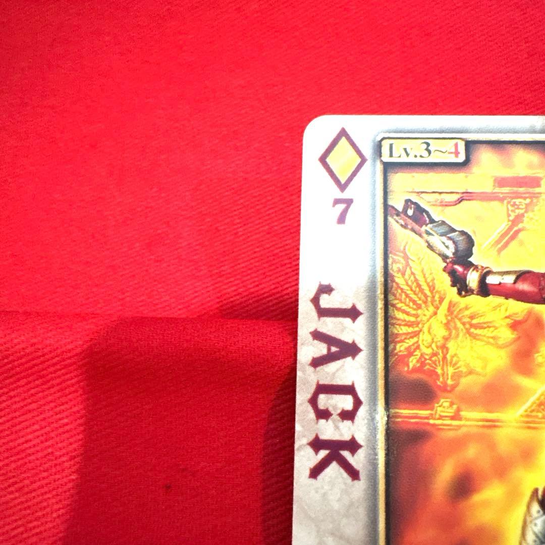 ラウズカード 仮面ライダーギャレン ジャックフォーム トレカ レア ダイヤ7 金