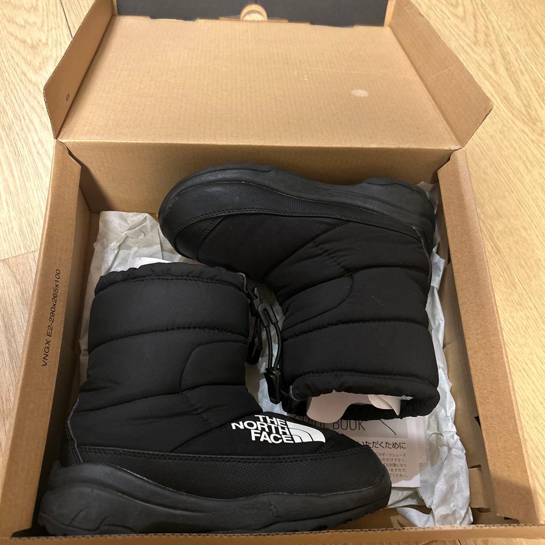 The North Face ヌプシブーツ ブラック 19cm キッズブーツ