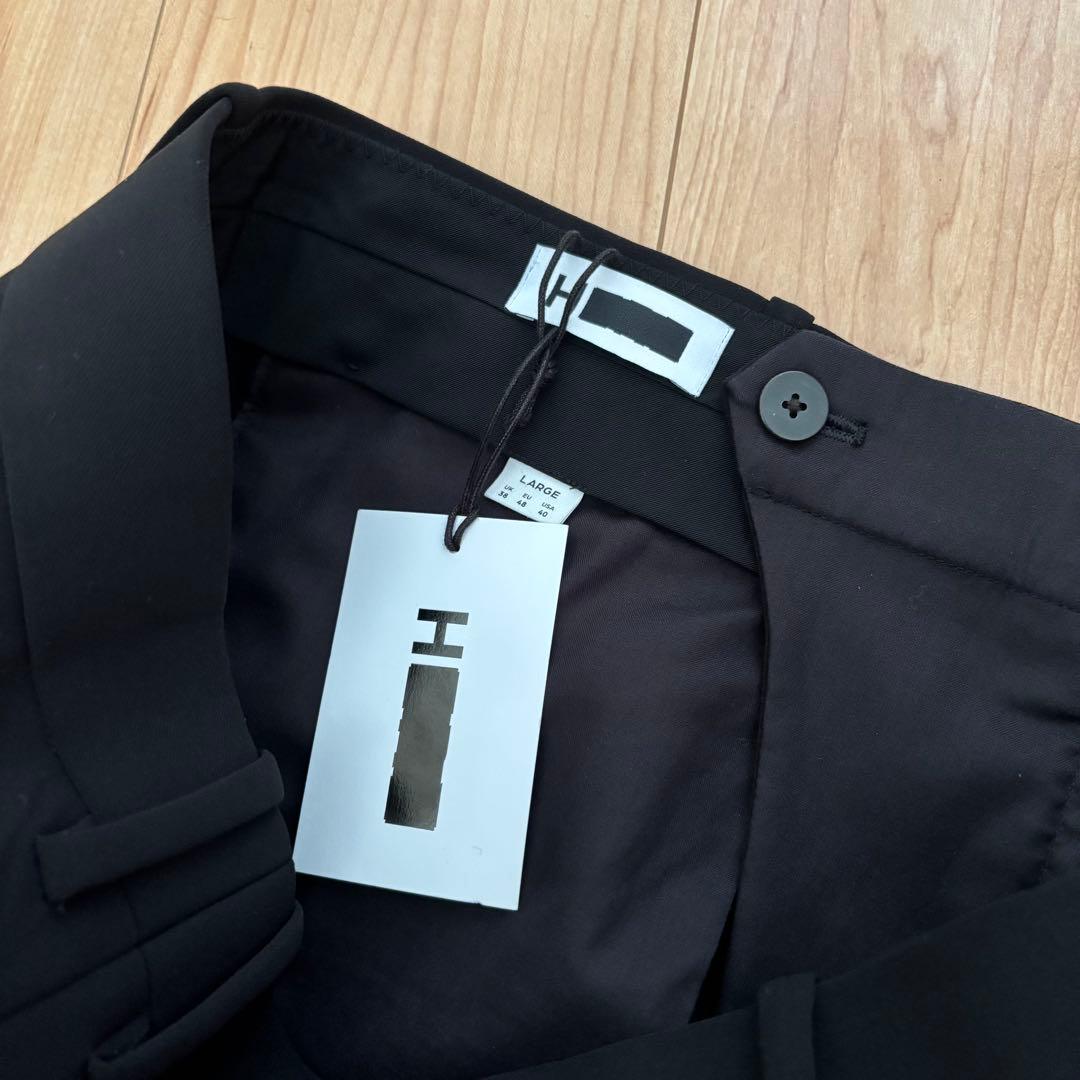 H BEAUTY&YOUTH ＜H＞ダブルクロスAMF1プリーツテーパードパンツ