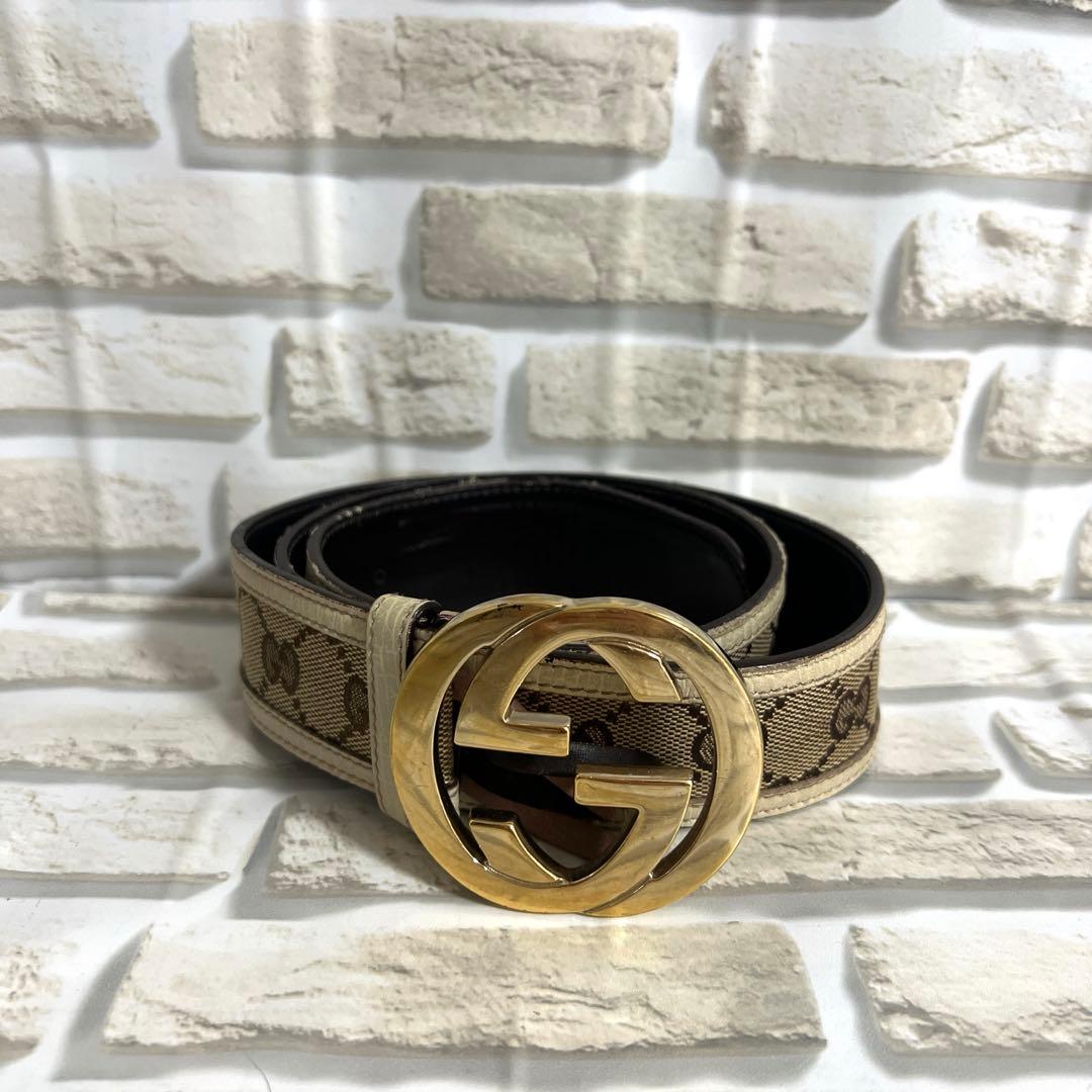 GUCCI GGロゴバックル ベルト