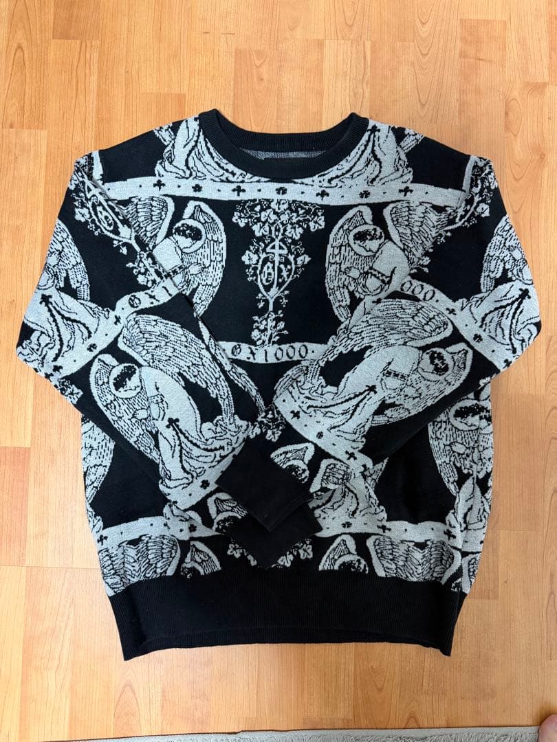 GX1000 JACQUARD CREWNECK ニット M