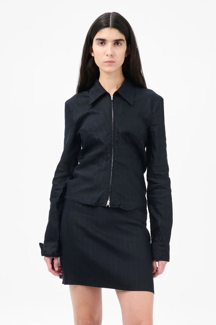 25AW OUR LEGACY SLIM ZIP SHIRT アワレガシー