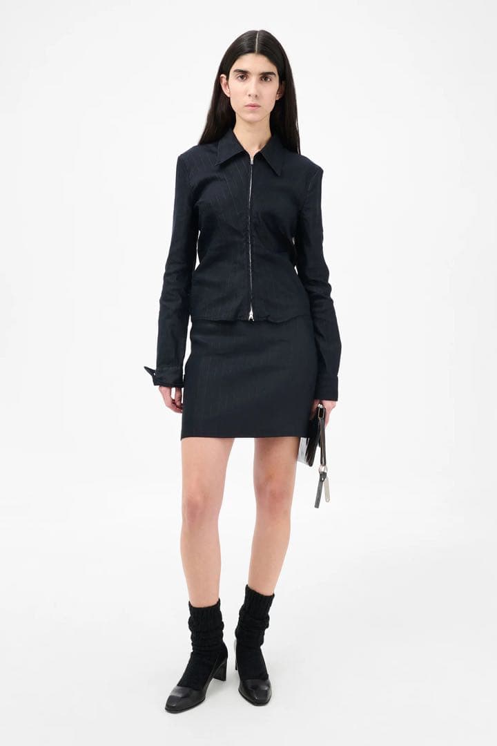 25AW OUR LEGACY SLIM ZIP SHIRT アワレガシー