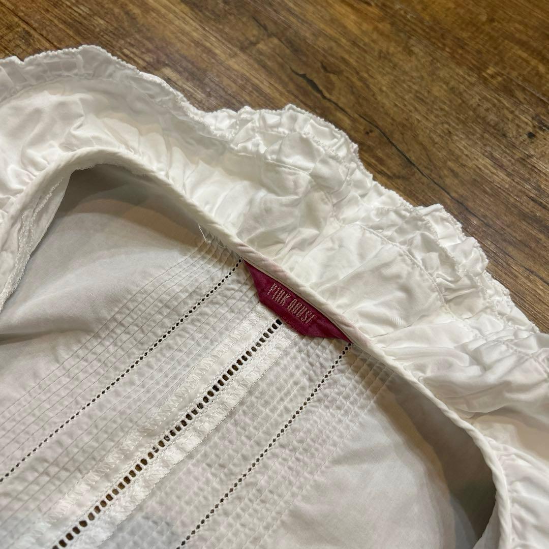 PINK HOUSE ピンクハウス フリル ブラウス シャツ