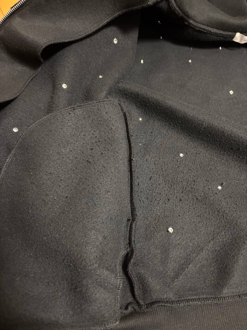 Darich ダーリッチ　DDロゴビジュージップパーカー　ブラック　黒