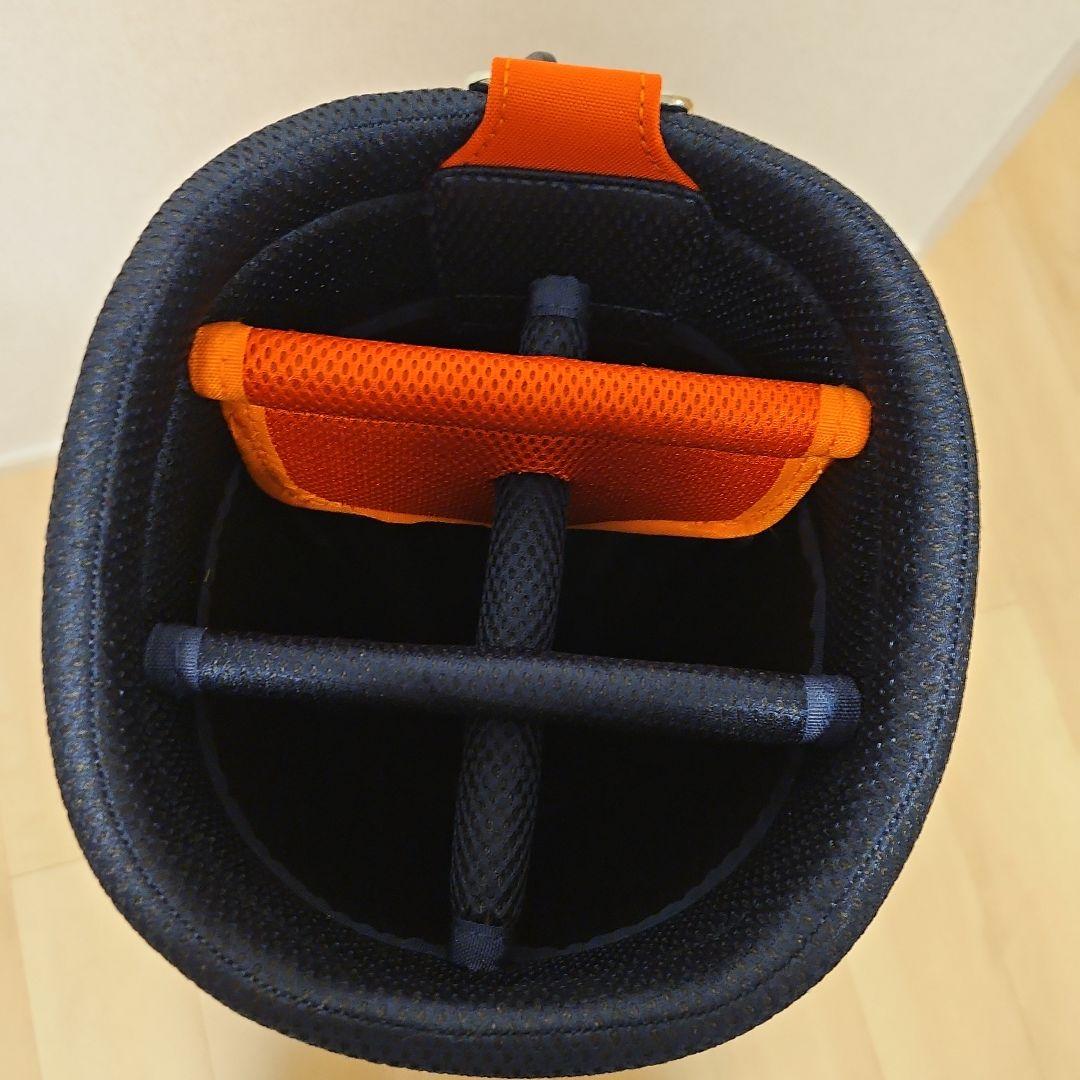 美品 ルコック 軽量 キャディバッグ コンパクト 8型 ゴルフバッグ