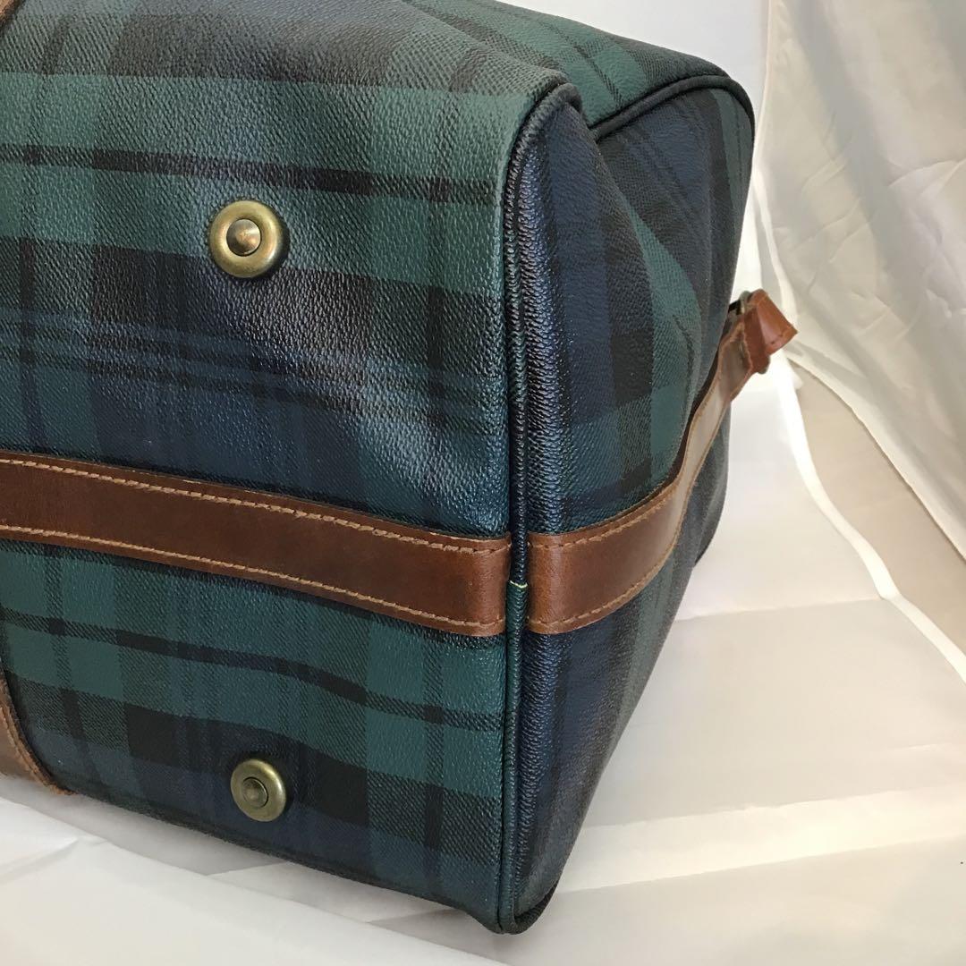 Polo Ralph Lauren 2wayボストンバッグ チェック柄●鍵無し●