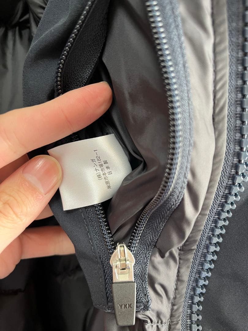 「チョップさん」NANGA ダウンジャケット グランドパーク別注　ダブルジップ