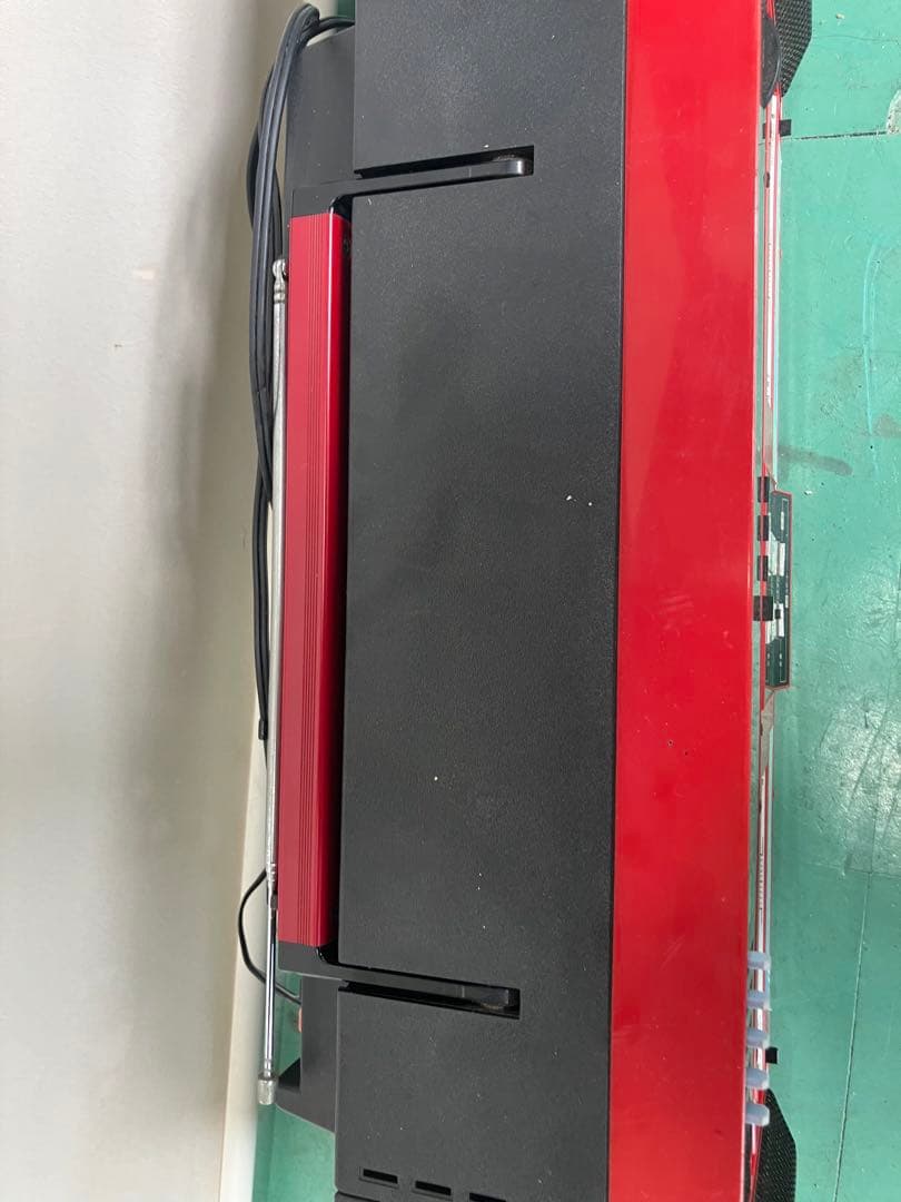 [中古]SHARP QT-95 赤色ラジカセ