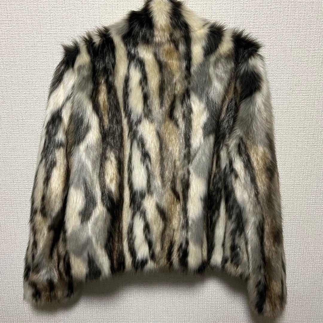 ✨新品未使用✨ZARA フェイクファーコート アニマル柄 高級感