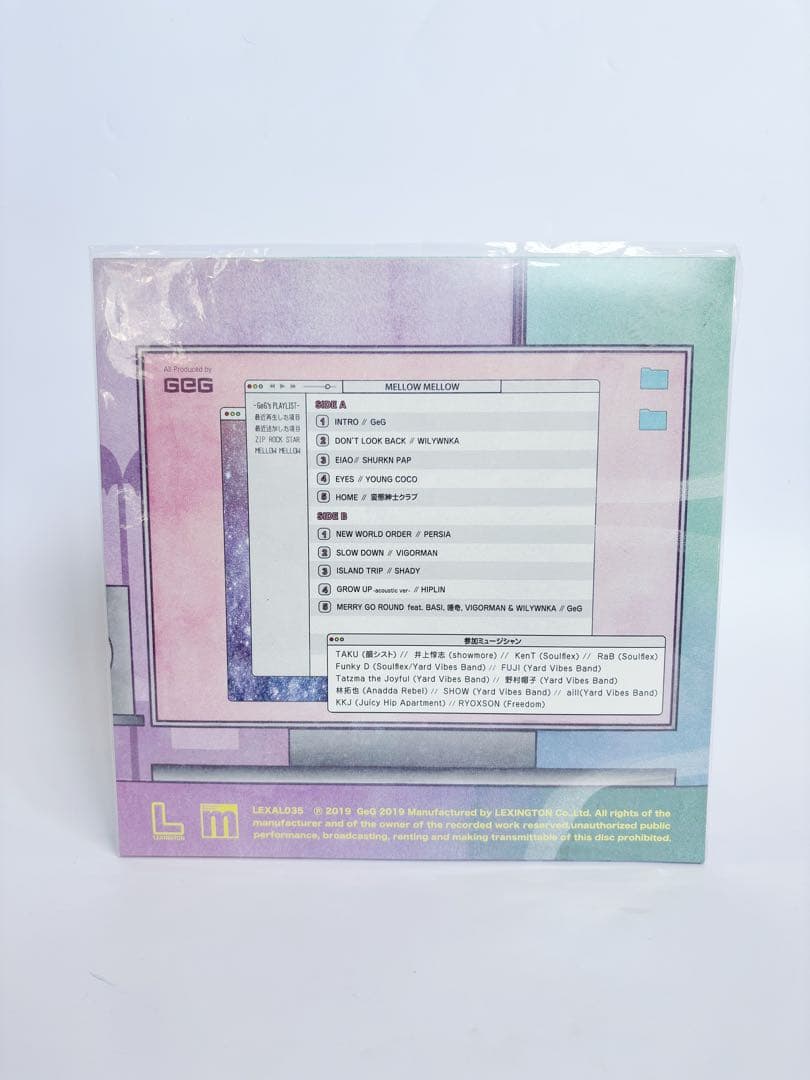新品 未使用GeG MELLOW MELLOW レコード LP