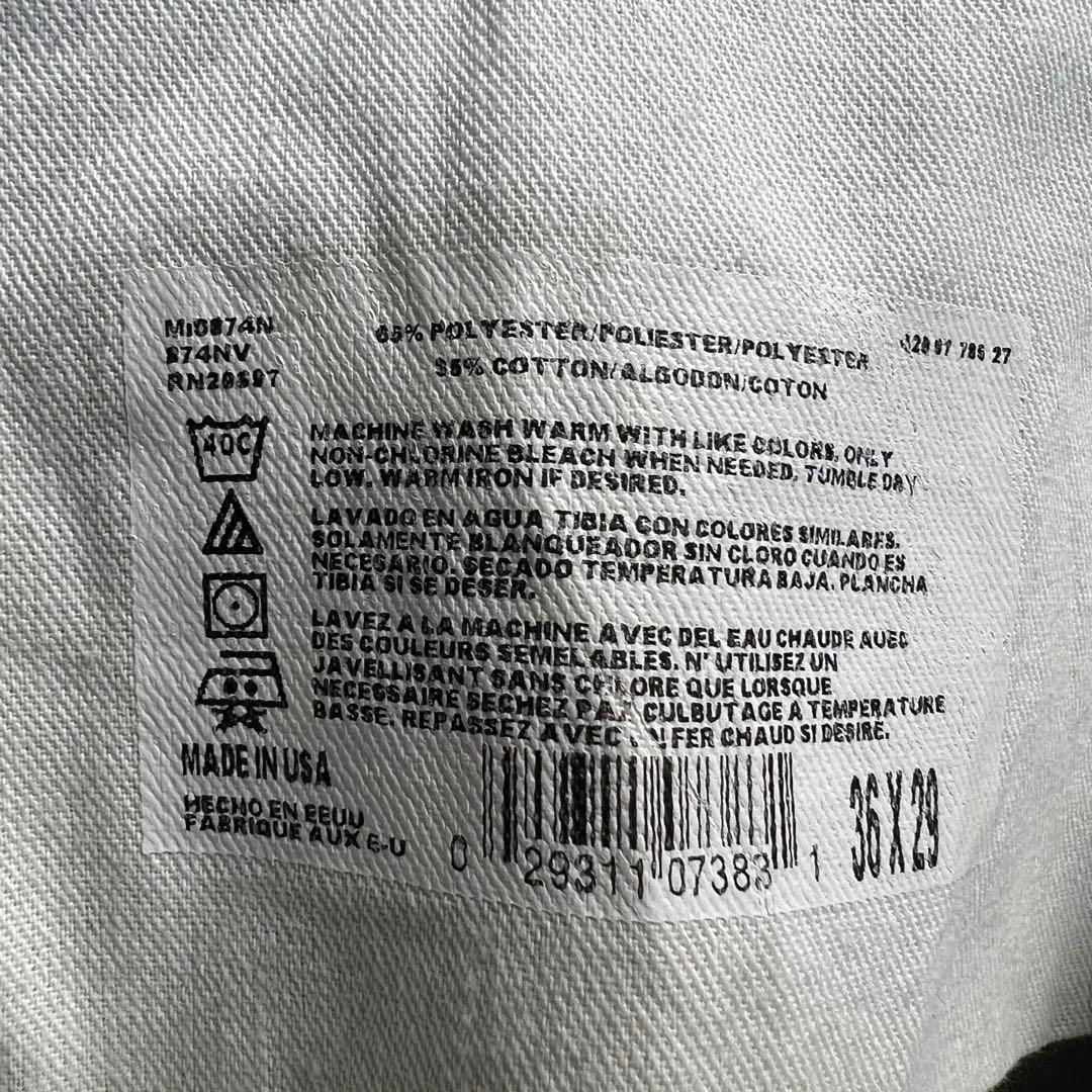 お*し様 90s USA製 Dickies 874 ワークパンツ ネイビー W3